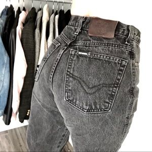 Vintage Harley Davidson High Rise Mom Jeans